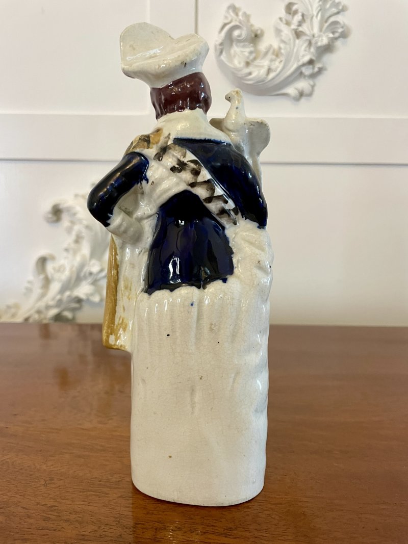 Antique Victorian Staffordshire Flatback Figure - Image 6